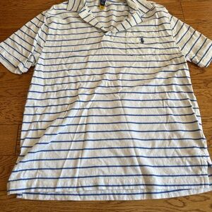 Polo by Ralph Lauren White and Blue Striped Shirt